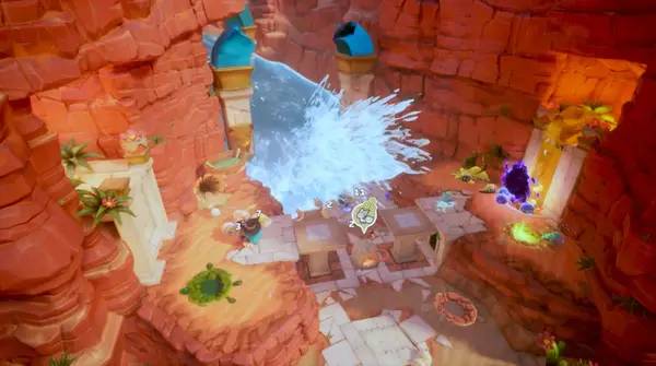 Кадр с взаимодействием персонажа и объекта в Bake 'n Switch