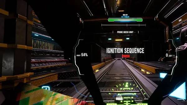 Кадр с взаимодействием персонажа и объекта в Bakemono - Demon Brigade Tenmen Unit 01