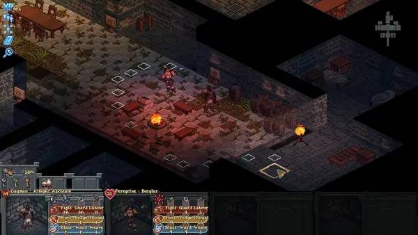 Кадр с взаимодействием персонажа и объекта в Bastard Bonds