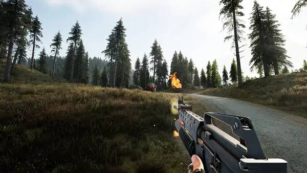 Кадр с взаимодействием персонажа и объекта в Beyond Enemy Lines - Remastered Edition