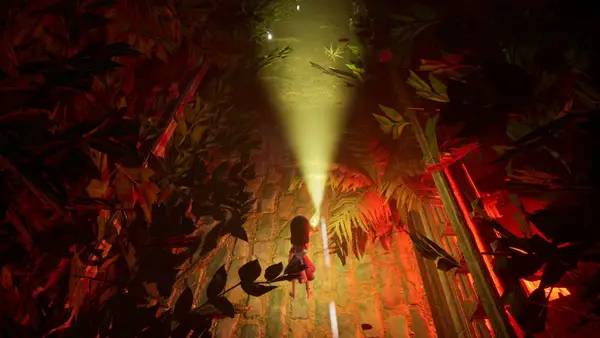 Кадр с взаимодействием персонажа и объекта в Beyond The Darkness