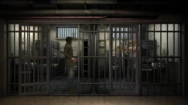 Кадр с взаимодействием персонажа и объекта в Black Mirror 3