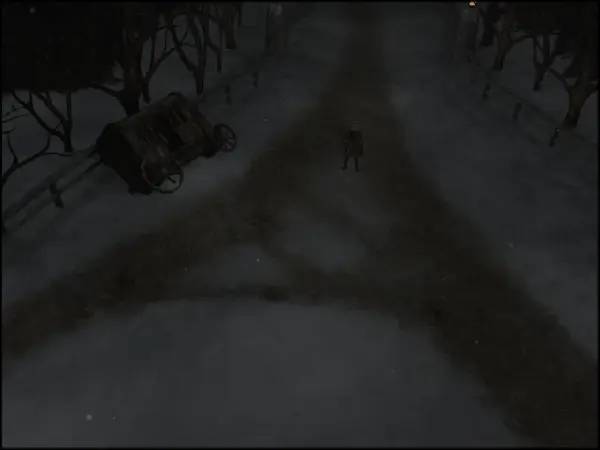 Кадр с взаимодействием персонажа и объекта в Blair Witch Volume 3  The Elly Kedward Tale