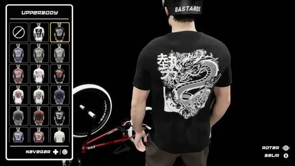 Кадр с взаимодействием персонажа и объекта в BMX Bastards