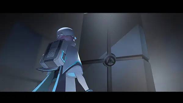 Кадр с взаимодействием персонажа и объекта в BOOMEROAD