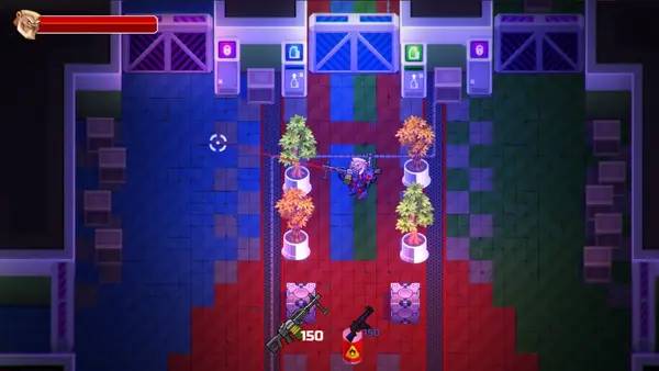 Кадр с взаимодействием персонажа и объекта в BORIS the Mutant Bear with a Gun