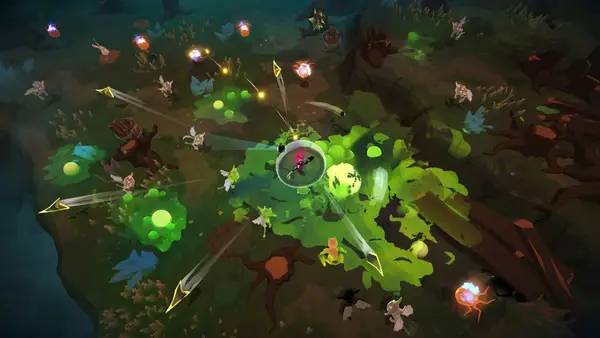 Кадр с взаимодействием персонажа и объекта в Bosorka