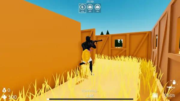 Кадр с взаимодействием персонажа и объекта в Bounters