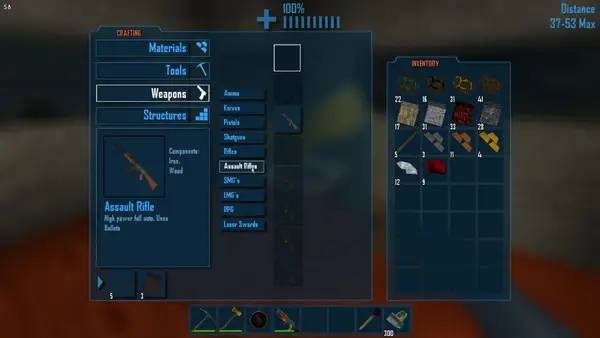 Кадр с взаимодействием персонажа и объекта в CastleMiner Z