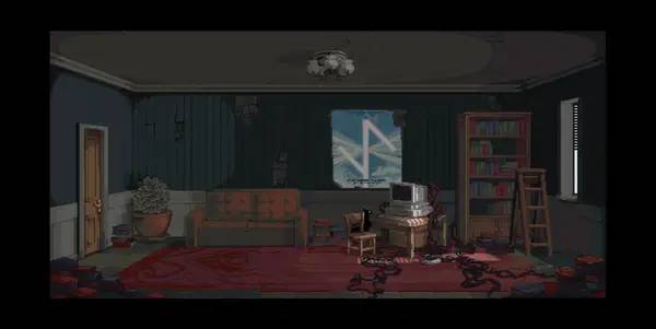 Кадр с взаимодействием персонажа и объекта в Centum