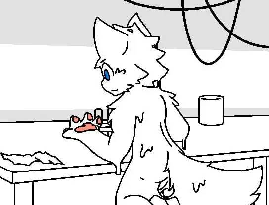 Кадр с взаимодействием персонажа и объекта в Changed