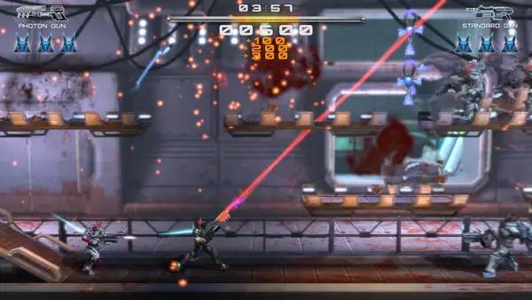 Кадр с взаимодействием персонажа и объекта в Chaos Domain