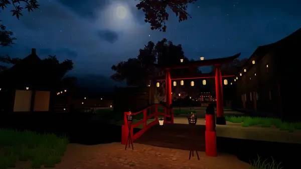 Кадр с взаимодействием персонажа и объекта в ChilloutVR