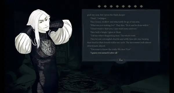 Кадр с взаимодействием персонажа и объекта в Chronicles of Tal'Dun  The Remainder