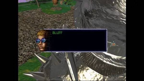 Кадр с взаимодействием персонажа и объекта в Chronomaster