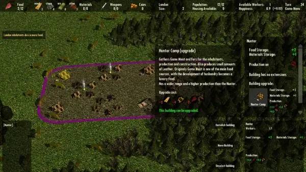 Кадр с взаимодействием персонажа и объекта в Clans to Kingdoms