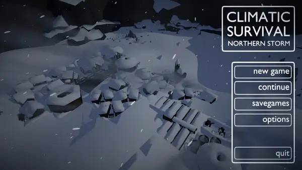 Кадр с взаимодействием персонажа и объекта в Climatic Survival  Northern Storm