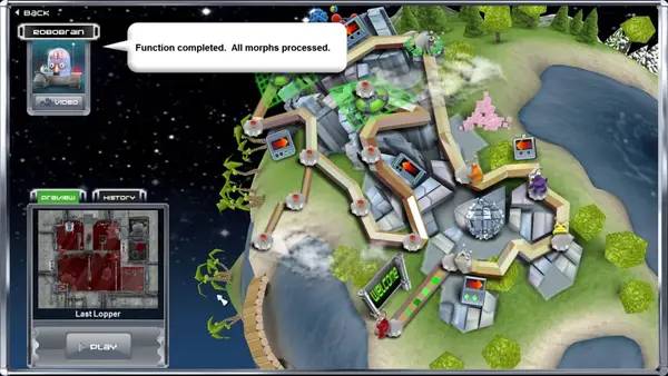 Кадр с взаимодействием персонажа и объекта в Clones