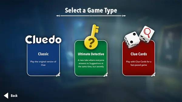 Кадр с взаимодействием персонажа и объекта в Clue Cluedo