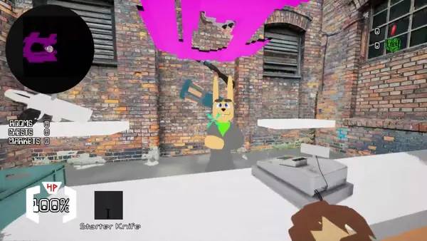 Кадр с взаимодействием персонажа и объекта в Codemakers!