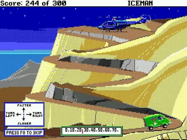 Кадр с взаимодействием персонажа и объекта в Codename ICEMAN