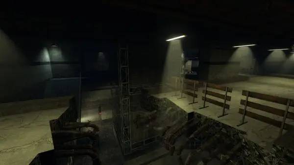 Кадр с взаимодействием персонажа и объекта в Codename CURE