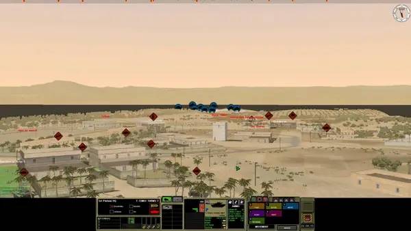 Кадр с взаимодействием персонажа и объекта в Combat Mission Shock Force