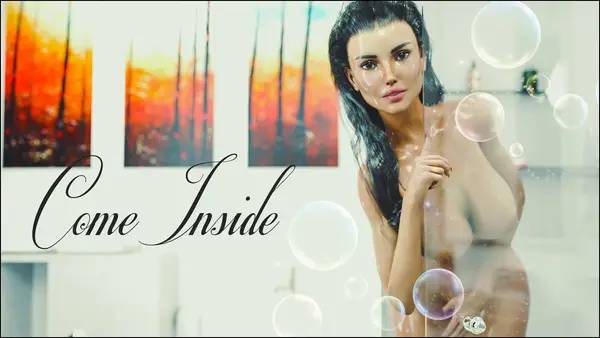 Кадр с взаимодействием персонажа и объекта в Come Inside