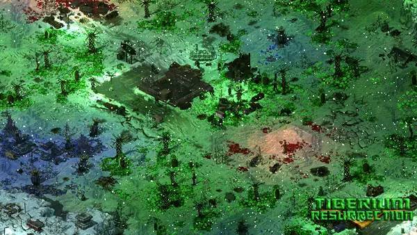 Кадр с взаимодействием персонажа и объекта в Command & Conquer Tiberium Resurrection