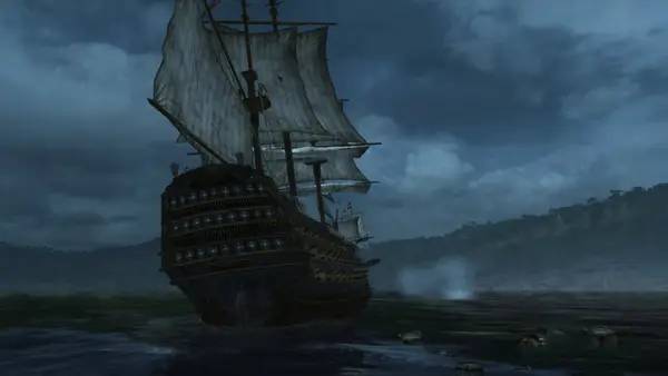 Кадр с взаимодействием персонажа и объекта в Commander  Conquest of the Americas