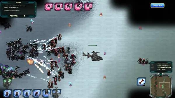 Кадр с взаимодействием персонажа и объекта в Conflict 3048