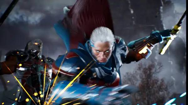 Кадр с взаимодействием персонажа и объекта в Coreupt