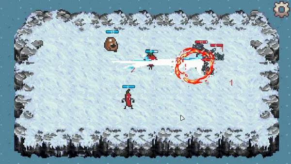 Кадр с взаимодействием персонажа и объекта в CROPS!