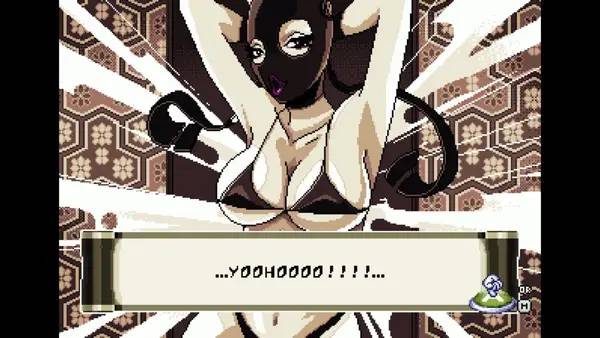 Кадр с взаимодействием персонажа и объекта в Crouching Pony Hidden Dragon