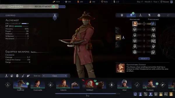 Кадр с взаимодействием персонажа и объекта в Crown Wars  The Black Prince