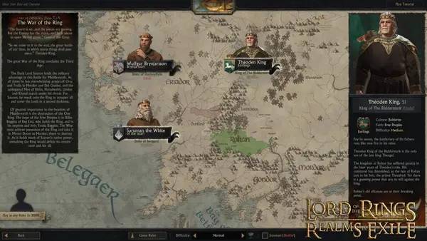 Кадр с взаимодействием персонажа и объекта в Crusader Kings 3 - LotR  Realms in Exile