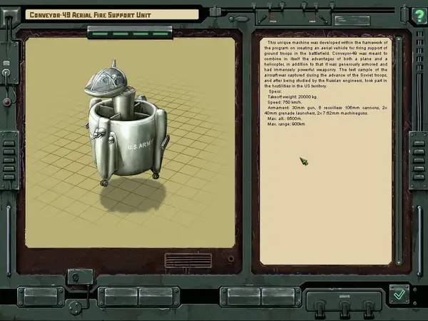 Кадр с взаимодействием персонажа и объекта в Cuban Missile Crisis  Ice Crusade