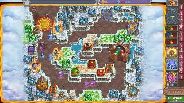 Кадр с взаимодействием персонажа и объекта в Cursed Treasure 2 Ultimate Edition
