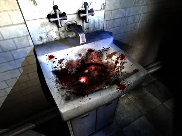 Кадр с взаимодействием персонажа и объекта в Dark Fall Lost Souls