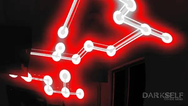 Кадр с взаимодействием персонажа и объекта в DarkSelf Other Mind