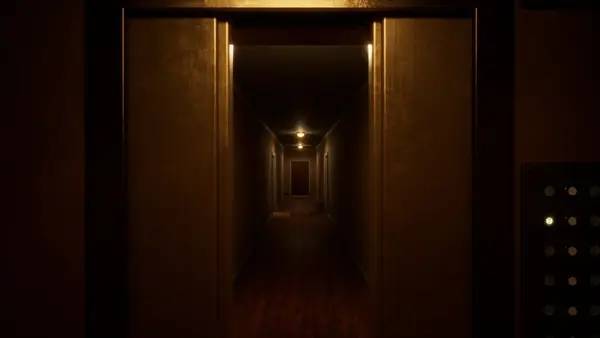 Кадр с взаимодействием персонажа и объекта в Dead Signal