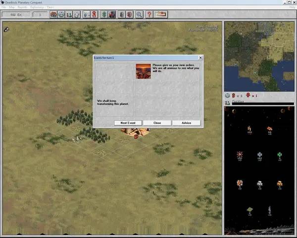 Кадр с взаимодействием персонажа и объекта в Deadlock Planetary Conquest