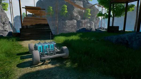 Кадр с взаимодействием персонажа и объекта в Deadly Delivery (Смертельная доставка)