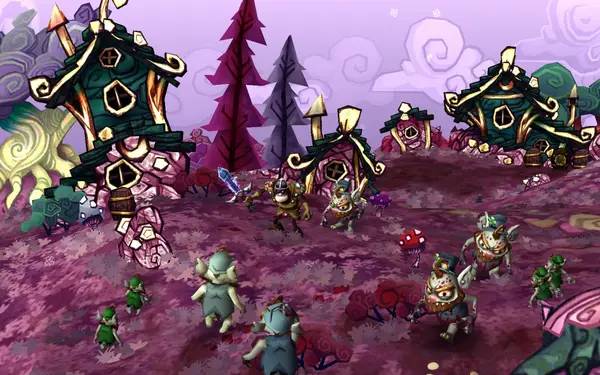 Кадр с взаимодействием персонажа и объекта в DeathSpank