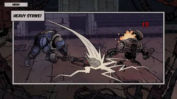 Кадр с взаимодействием персонажа и объекта в Deep Sky Derelicts