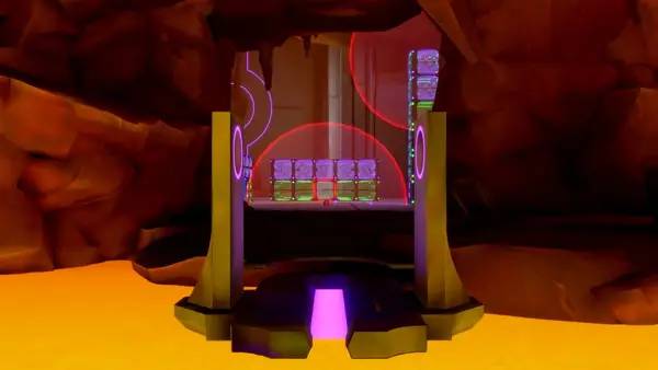 Кадр с взаимодействием персонажа и объекта в DeMagnete VR