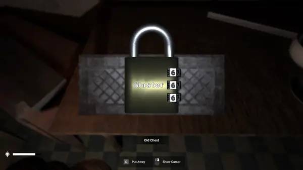 Кадр с взаимодействием персонажа и объекта в Demon's Residence