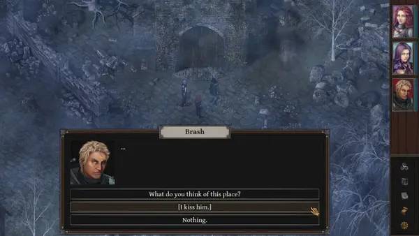 Кадр с взаимодействием персонажа и объекта в Demonheart Hunters