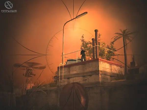 Кадр с взаимодействием персонажа и объекта в Devastation