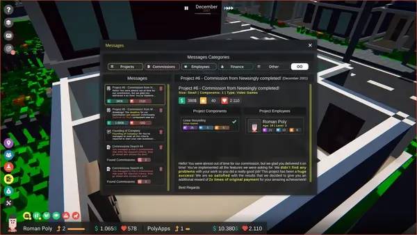 Кадр с взаимодействием персонажа и объекта в DevLife